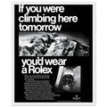 Rolex Explorer Everest Vintage Poster Ad