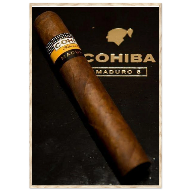 Cohiba Maduro 5 Vintage Cigar Poster