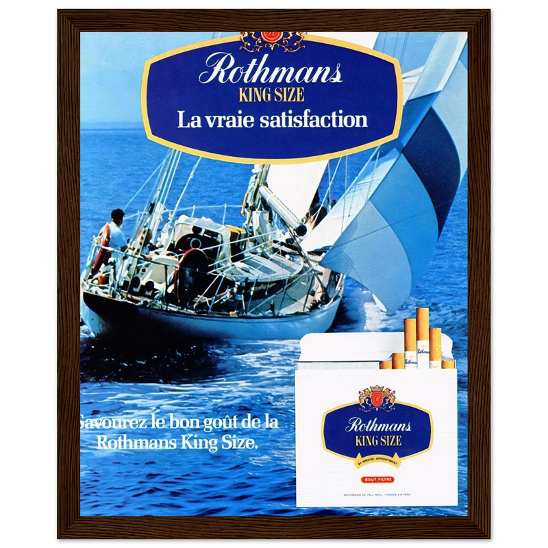Rothman Vintage Poster - King Size Satisfaction