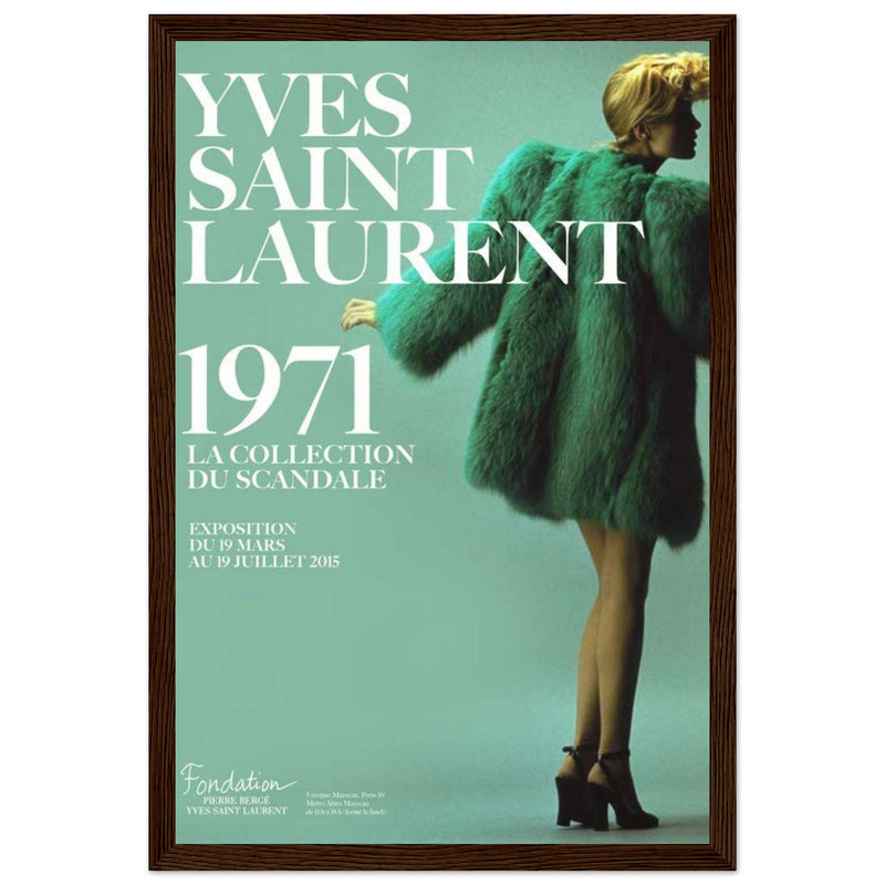 YSL 1971 Vintage Poster