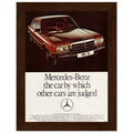 Mercedes Benz Vintage Poster Ad