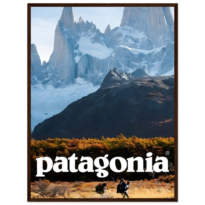 Patagonia Hikers Vintage Poster Ad