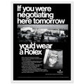 Rolex Datejust Geneva Vintage Poster Ad
