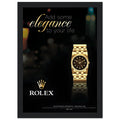Rolex Elegance Vintage Poster Ad