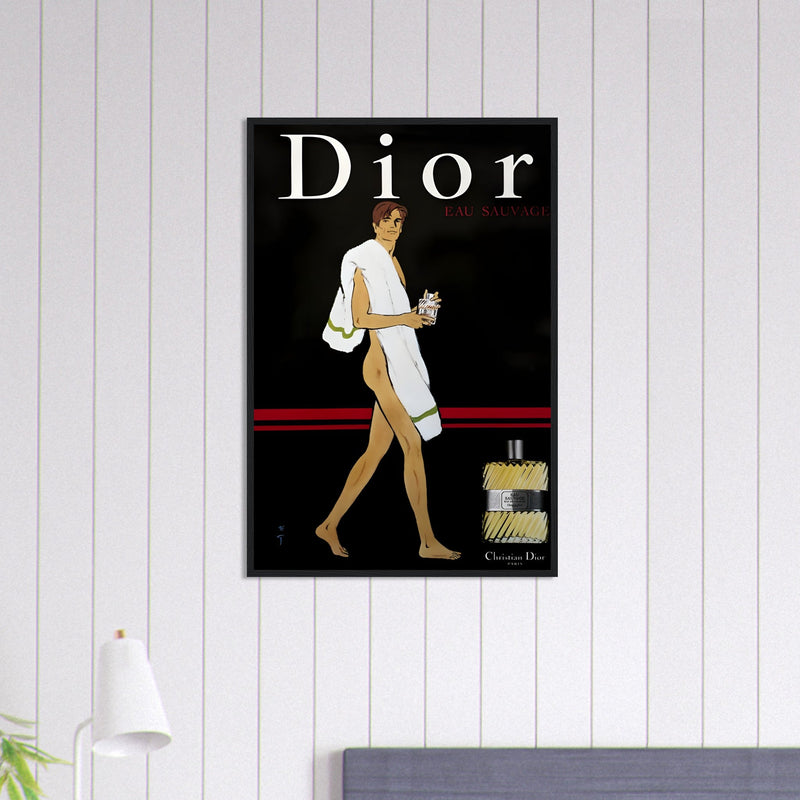 Dior Eau Sauvage Man Vintage Poster Ad