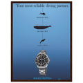 Rolex Deepsea Vintage Poster Ad