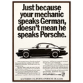 Porsche - German Speaking Vintage Poster