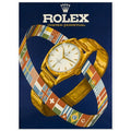 Rolex Advertising Golden Age Oyster Perpetual Vintage Poster