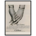 Cartier Love Bangles Vintage Poster