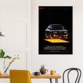 Pirelli BWM M5 Vintage Advertisement Poster