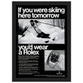 Rolex Ski Vintage Poster Ad