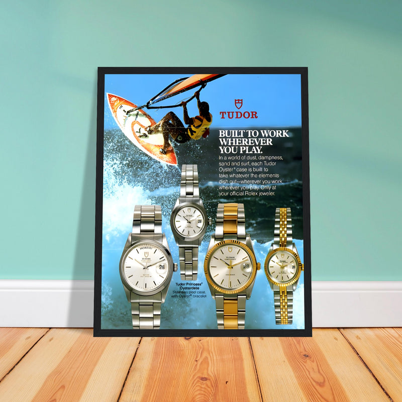 Tudor Vintage Poster Ad