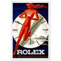 Rolex Clock Vintage Poster Ad