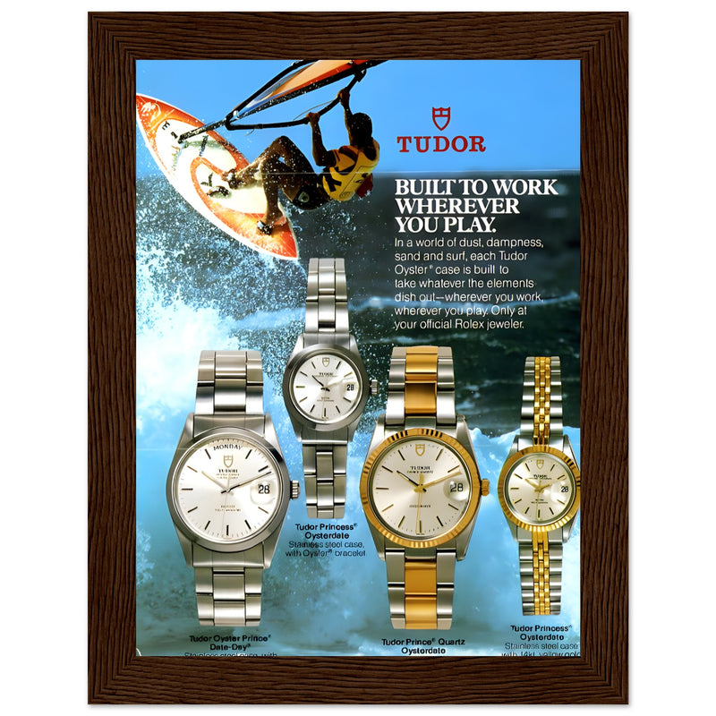 Tudor Vintage Poster Ad