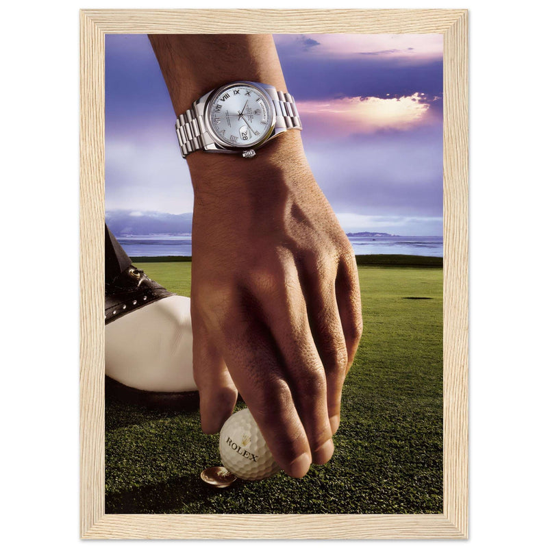 Rolex Day-Date Golfing Vintage Poster