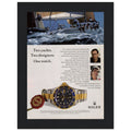 Rolex Yacht Submariner Vintage Poster Ad