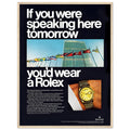 Rolex Day-Date UN Vintage Poster Ad