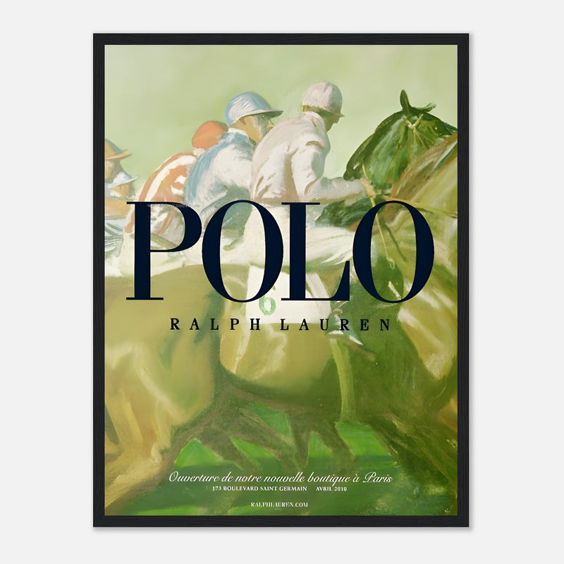 Polo Ralph Lauren Paris Vintage Poster Ad