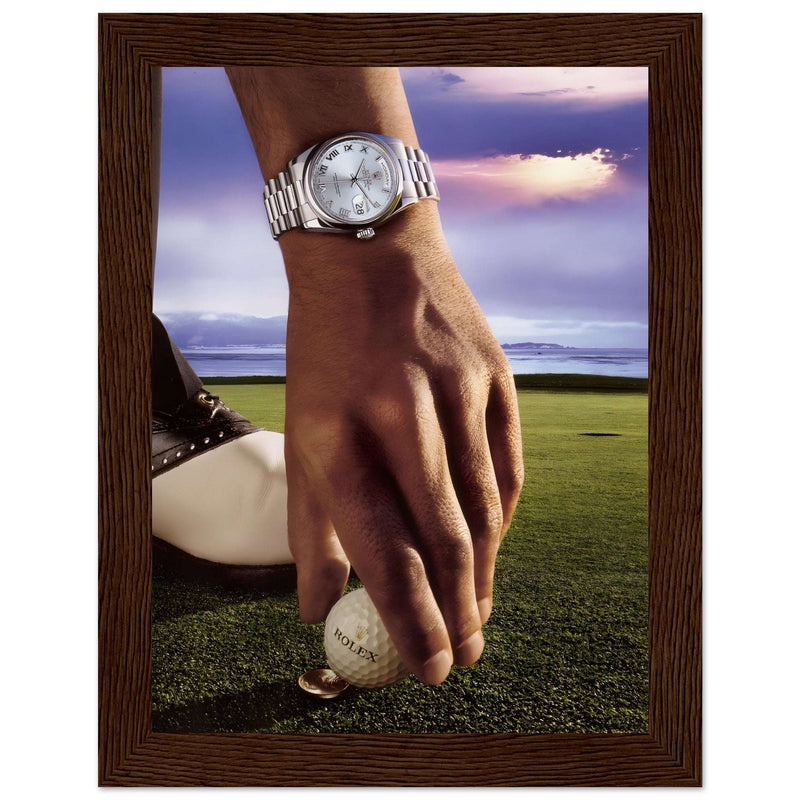 Rolex Day-Date Golfing Vintage Poster