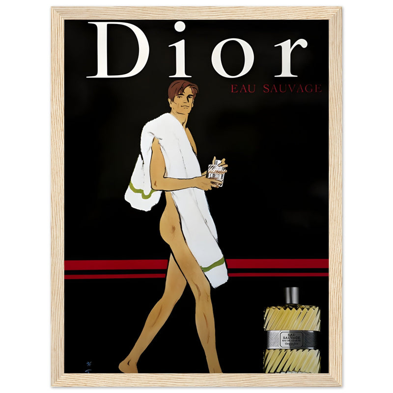 Dior Eau Sauvage Man Vintage Poster Ad