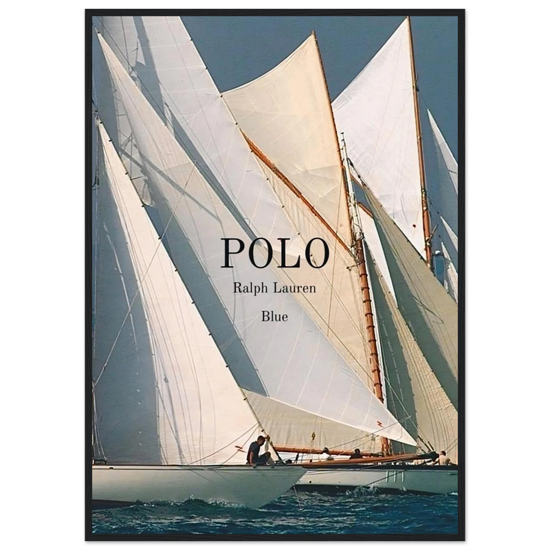 Polo Ralph Lauren Vintage Ad Poster - Polo Blue