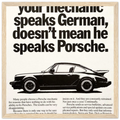 Porsche - German Speaking Vintage Poster