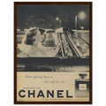 Chanel Vintage Poster Ad - 1950s