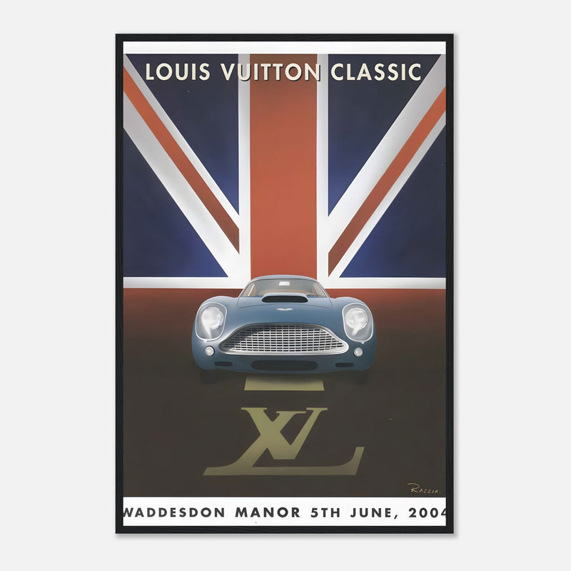 Louis Vuitton Classic Car Show Vintage Poster Ad