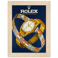 Rolex Advertising Golden Age Oyster Perpetual Vintage Poster