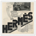 Hermes Fashion Vintage Poster Ad