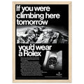 Rolex Explorer Everest Vintage Poster Ad