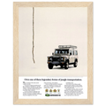 Land Rover Defender Vintage Poster