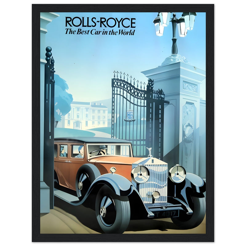 Rolls-Royce Best Car In The World Vintage Poster Ad