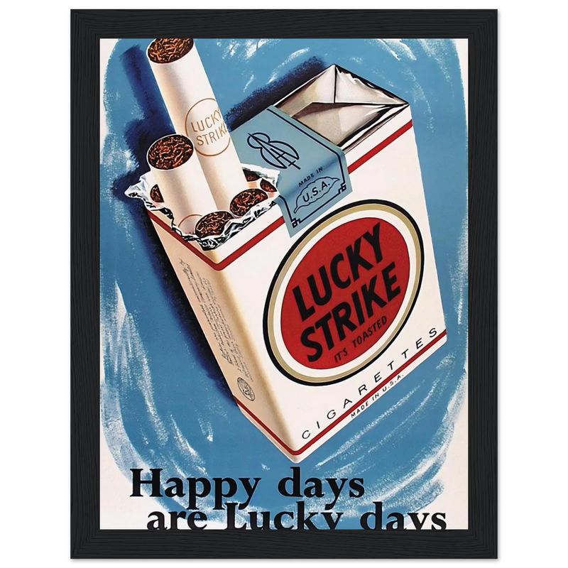 Lucky Strike Vintage Poster - Happy Days