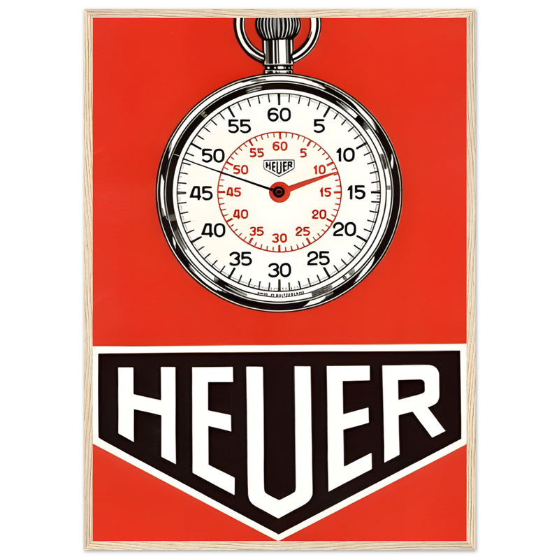 Heuer 1963 Vintage Poster Ad