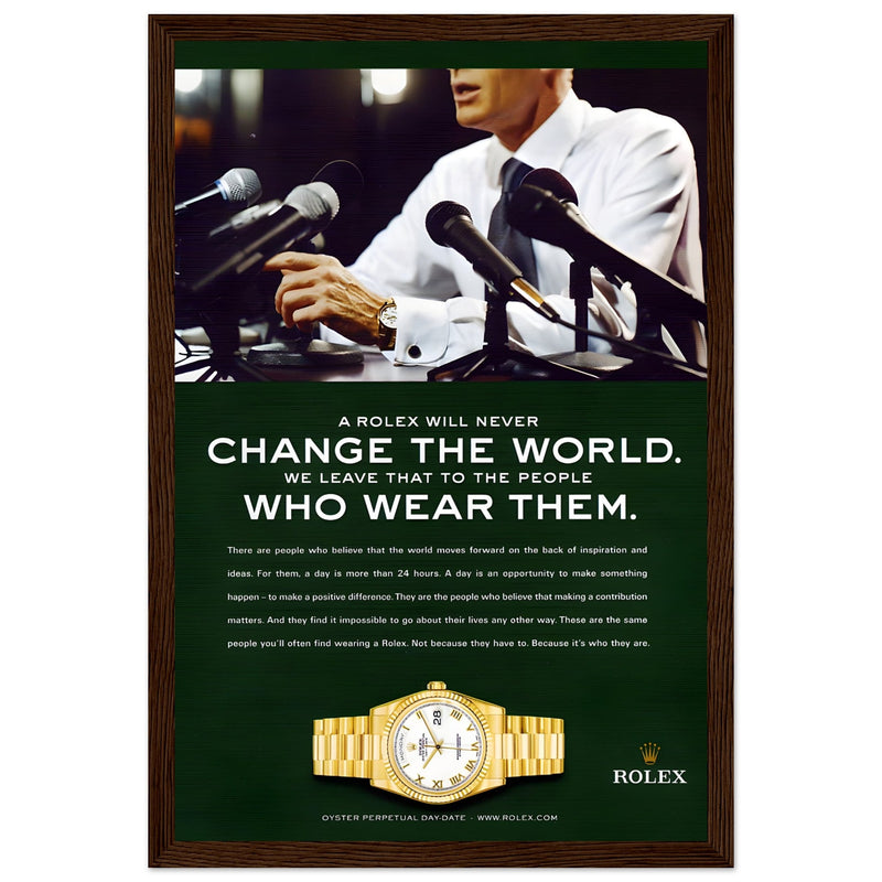 Rolex Day-Date Vintage Poster Ad