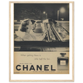 Chanel Vintage Poster Ad - 1950s