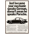 Porsche - German Speaking Vintage Poster