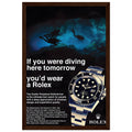 Rolex Oyster Perpetual Vintage Poster - Premium Matte