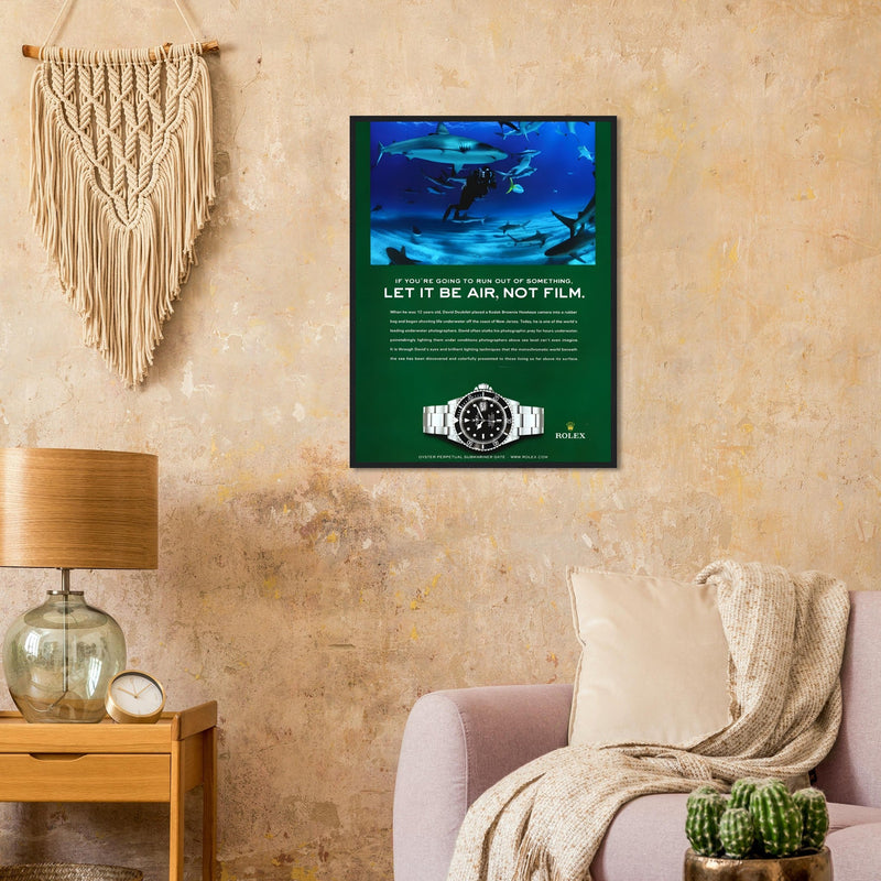 Rolex Submariner Vintage Poster Ad
