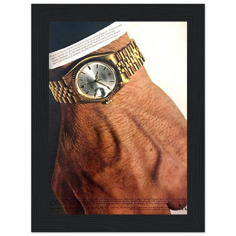 Rolex Oyster Perpetual Datejust Vintage Poster Ad