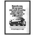 Porsche 911 Vintage Ad Poster