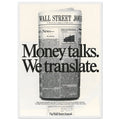 Wall Street Journal 1988 Vintage Poster Ad