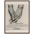 Cartier Love Bangles Vintage Poster
