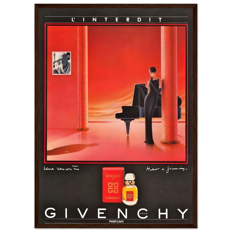 Givenchy Parfums Vintage Poster Ad