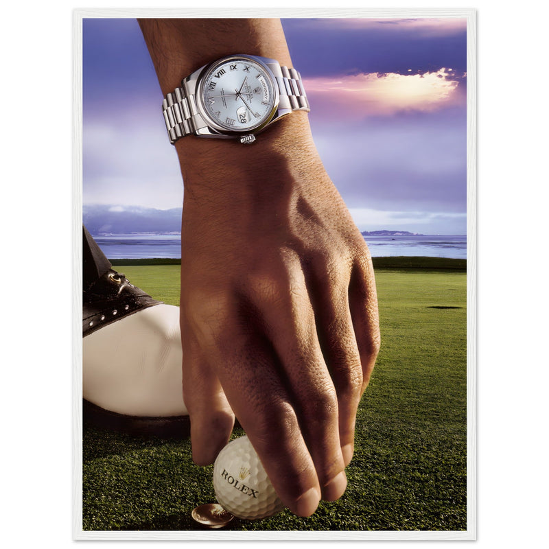 Rolex Day-Date Golfing Vintage Poster