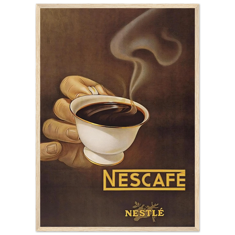 Nestle Nescafe Vintage Poster