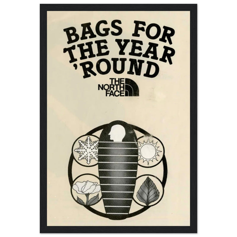 The North Face Sleeping Bags Vintage Poster