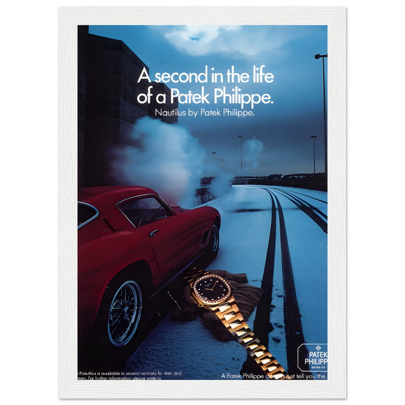 Patek Philippe A Second In the Life Vintage Poster Ad