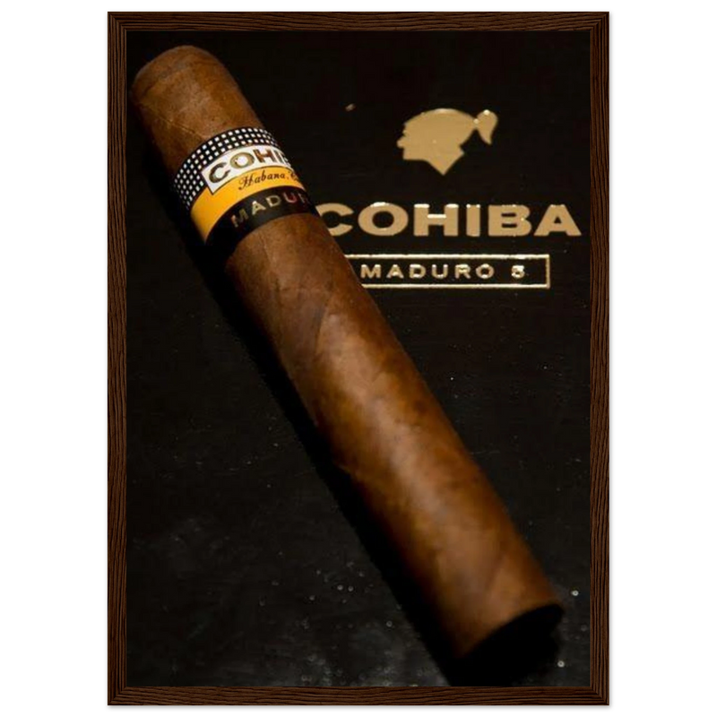 Cohiba Maduro 5 Vintage Cigar Poster